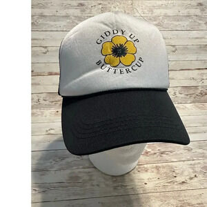 David & Young "Giddy Up Buttercup" Trucker Hat One-Size Snap Back Adjustable